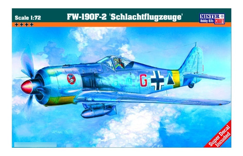 Avion A Escala Focke Wulf Fw 190f-2 1:72 Mistercraft