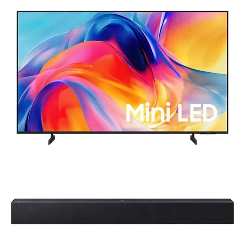 Samsung Smart Tv 50 Mini Led 4k M75h Soundbar Hwb400f
