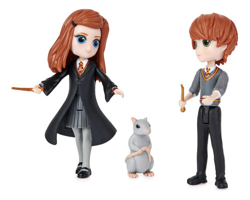 Wizarding World, Set De Magical Minis Ron Y Ginny Weasley