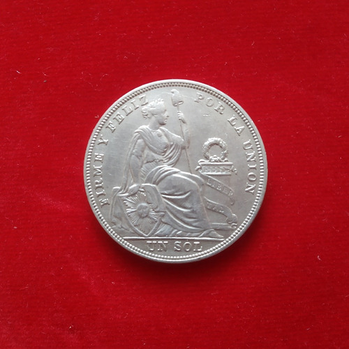 Moneda Un 1 Sol De 5 Decimos Finos 1924