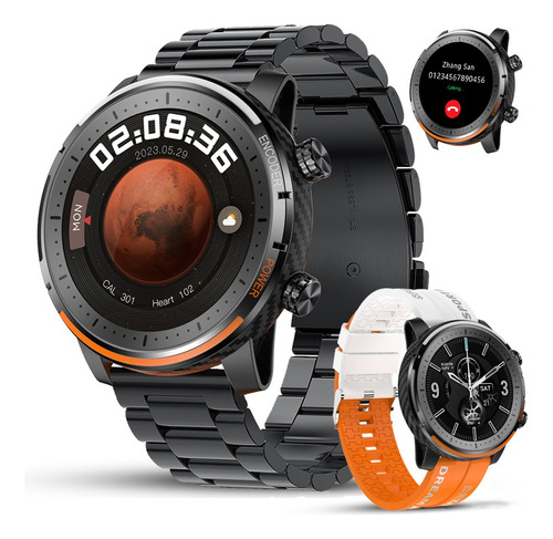 Smartwatch Hombre Deportivo Hd Bluetooth Llamada Reloj Negro