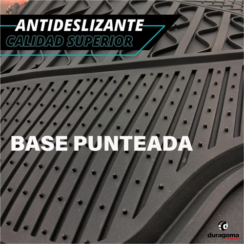 Cubre Alfombras Auto 2 Piezas Delanteras Goma Pvc Universal