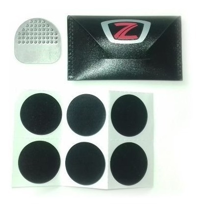 Remendo Kit Estojo Reparo Câmara Zéfal 25mm C/ 6 Adesivos