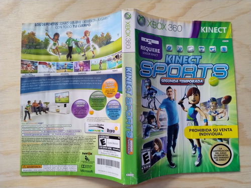 Kinect Sports Segunda Temporada Xbox360 (Usado)