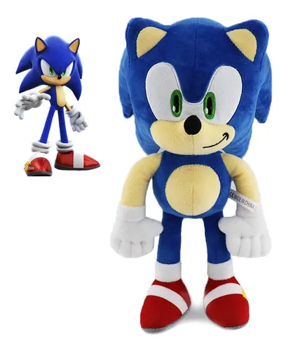 Muñeca De Peluche Sonic The Hedgehog, Clásica, 30 Cm