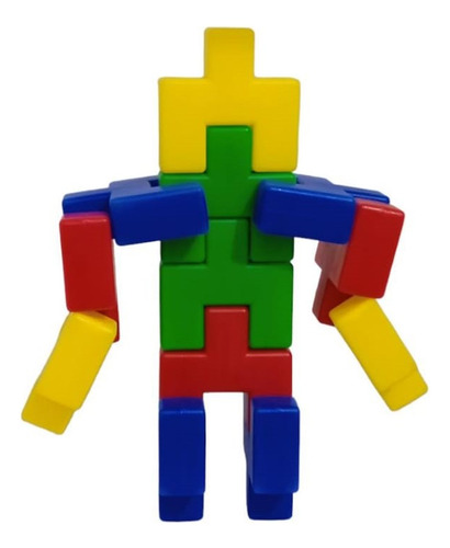Juego Didáctico Bloques De Construcción De Plástico 22 Pzas