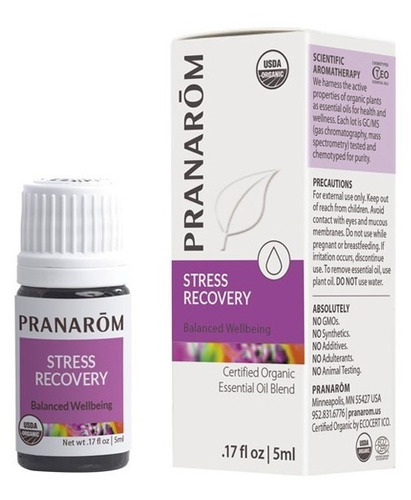 Aceite Esencial Orgánico Stress Recovery Pranarom 5ml