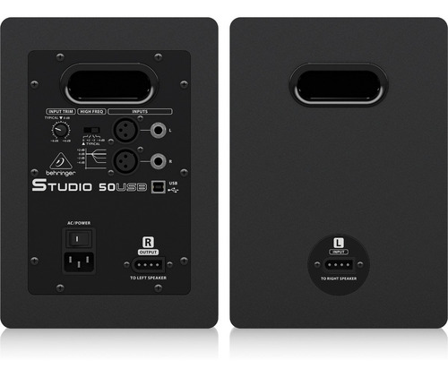 Monitores De Estudio Behringer Studio 50usb 150w Usb Activo