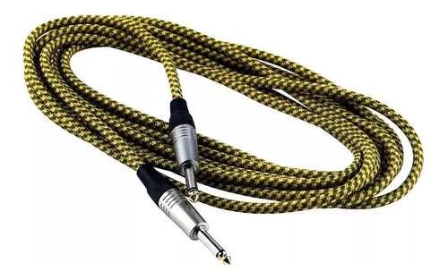 Cable Tela Plug - Plug 3m Warwick Rcl 30203 Tc D/gold Dorado