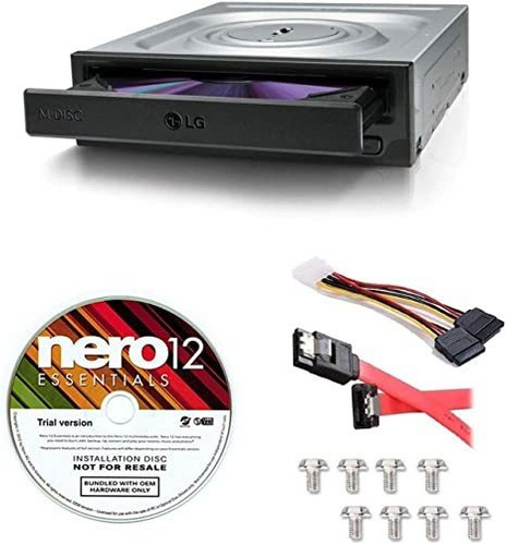LG Gh24nsc0b - Grabador De Dvd Interno (24 Unidades, El Soft