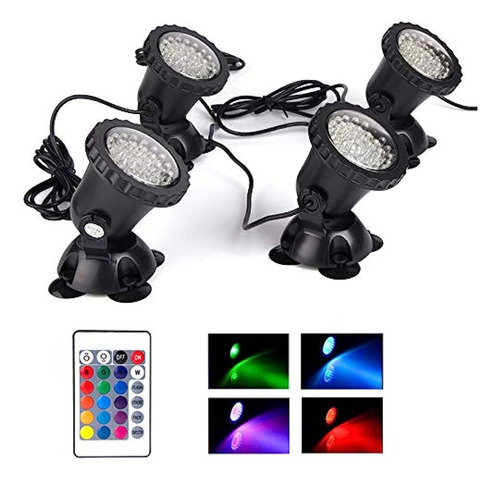 Pond Lights Impermeable 36 Led Luz De Fuente Sumergible Suba