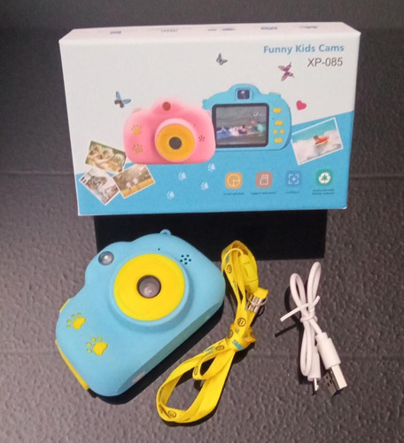 Cámara Digital Para Niños Y Niñas Foto-video +microsd 8 Gb
