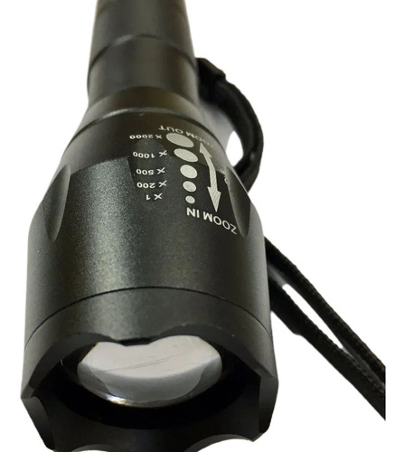 Linterna Potente Led De 5 W Con Zoom 350 Lumens  Ja-7075