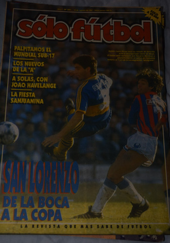 Revista Solo Futbol San Lorenzo De La Boca A La Copa