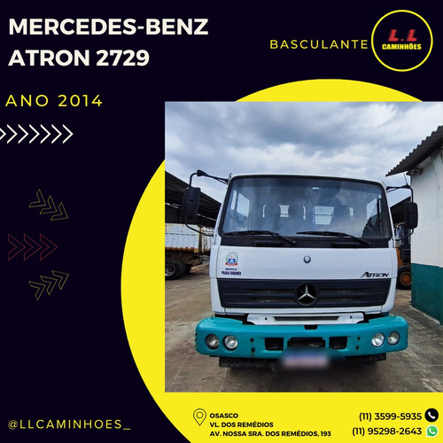 Caminhão Mb 2729 Atron Caçamba Traçado