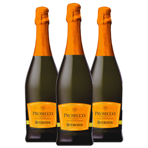 Espumante Prosecco Sperone Brut Italiano X3 - 01almacen