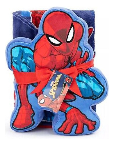 Almohada Con Cobija De Spiderman 