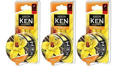 Ambientadores Para Autos Areon Car Air Freshener Ken (can Wi