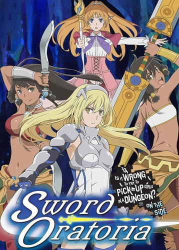 4 Poster Danmachi Sword Oratoria De 21cmx29cm 