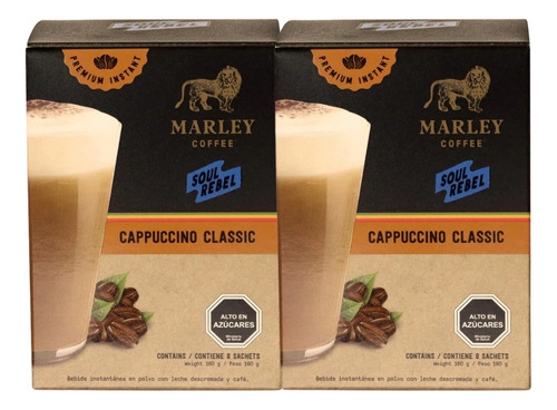 Marley Coffe Sachets Cappuccino Classic - 8 Unidades