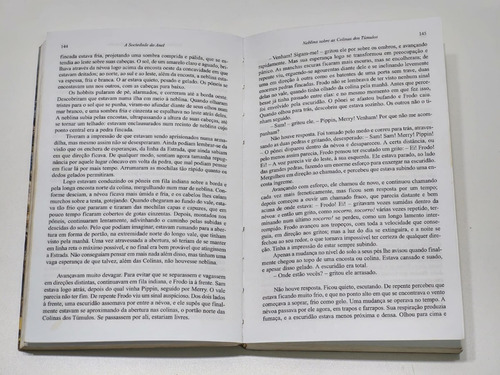 Livro O Senhor Dos Anéis A Sociedade Do Anel Martins Fontes (Usado)