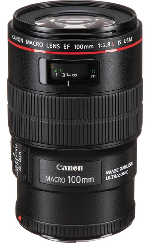 Lente Canon Ef 100mm F/2.8l Is Usm Macro