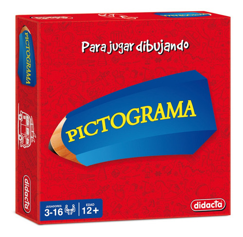 Pictograma Juego De Mesa Didacta Dibujar Tipo Pictionary