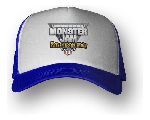 Gorra Monster Jam Camiones Crash Combate M2