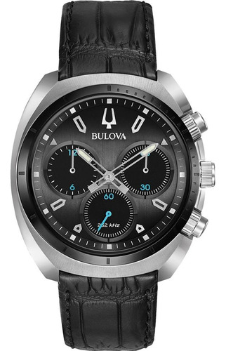 Reloj Bulova Movimiento Cronógrafo Curvo Del Mundo - 98a155