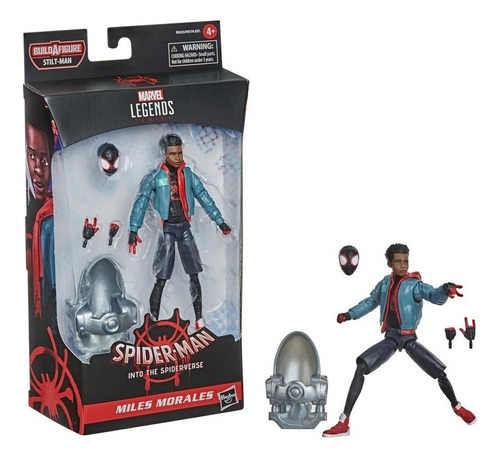 Figura De Acción Marvel Legends Series Miles Morales +3