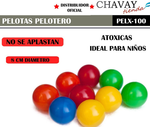 Imagen 2 de 10 de Pelotas Pelotero X 100 Atoxicas No Se Aplastan Oferta!!