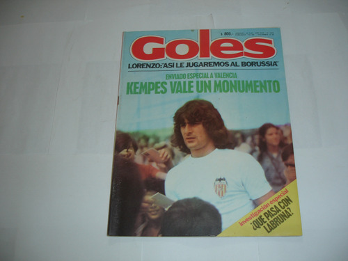 Revista Goles 1543 Bilardo Bochini Pedernera Kempes Gatti 