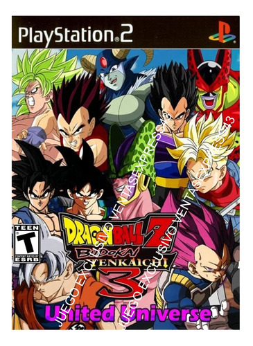 Ps 2 Dragon Ball Z Budokai Tenkaichi 3 United Universe