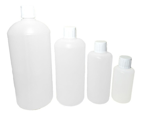 Botellas Plásticas 250ml Con Tapa (100 Unidades)
