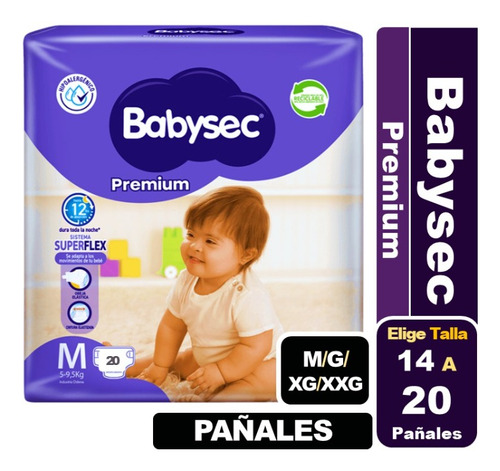 Pañales Babysec Premium Todas Las Tallas