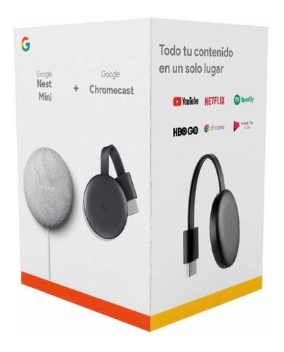Super Combo Nest Mini Google + Chromecast