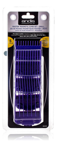 Andis 01410 Master Juego De 5 Peines Pequeños Doble Im...