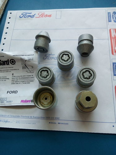 Tuercas Antirrobo Ford Ecosp. Fiesta,ka,focus,mondeo,origina