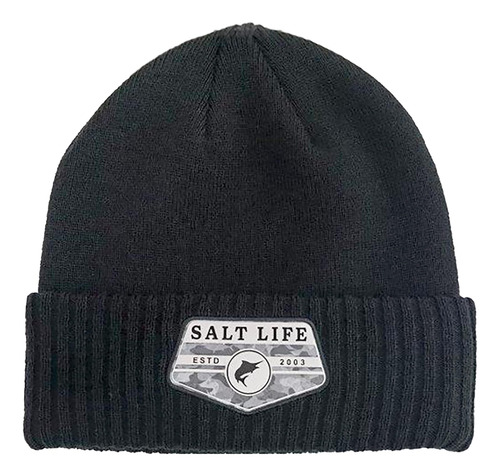 Gorro Salt Life Into The Abyss, Negro, Osfm