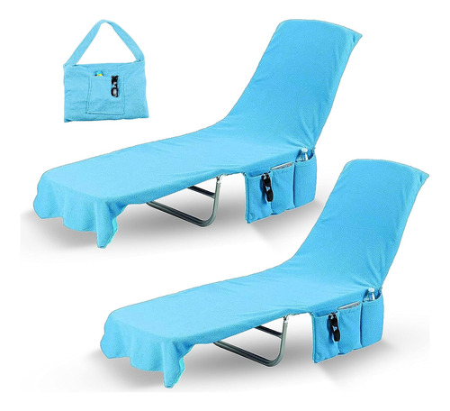 Funda De Toalla Para Silla De Playa, Súper Absorbente Y Suav