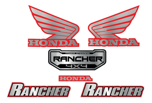 Calcomanias Stickers Honda Rancher 4x4