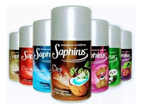 Spray Repuesto-aerosol Saphirus X 6 Unidades