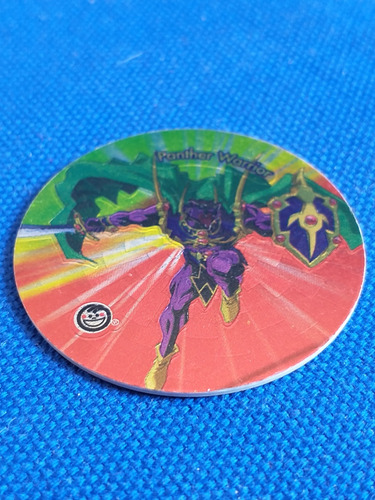 Tazos Shiny Yu-gi-oh Panther Warrior #7 1996 (Usado)