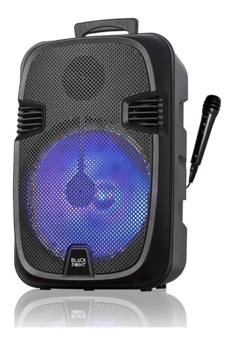 Parlante Karaoke Portátil Bluetooth Usb Sd Led + Microfono