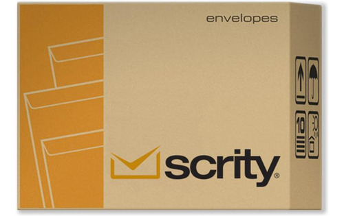 Envelope Saco Kraft Pardo Skn028 200x280mm Scrity 250un Pardo