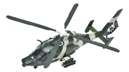 Modelo De Helicóptero Z-9 1:100, Modelo De Caza Retro Para