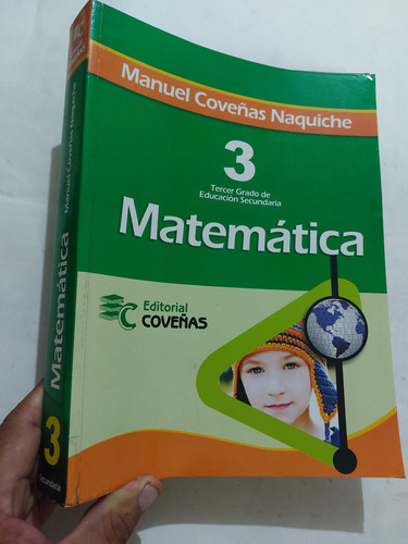 Libro Matemática 3° Año De Secundaria Manuel Coveñas