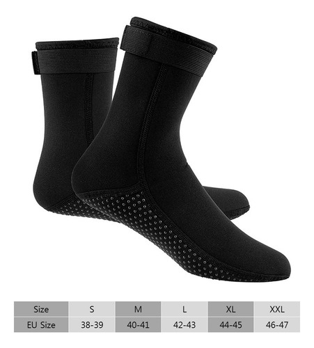Calcetines Antisubmarinismo, Térmicos, 3 Mm, Para Pesca Subm