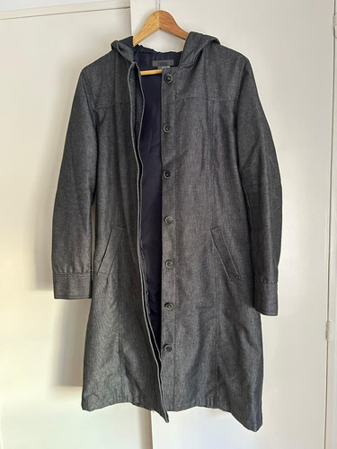 Tapado De Jean Zara Con Capucha Talle Xl (Usado)