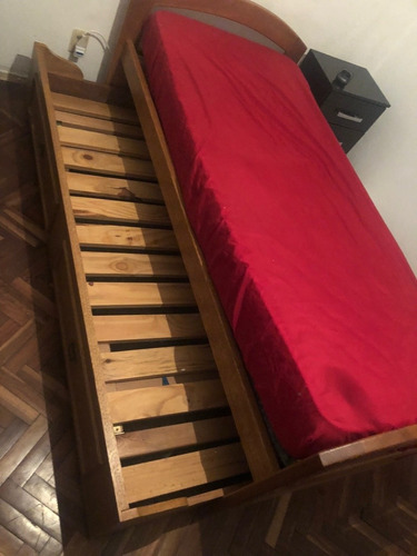 Cama Cuna Marinera Convertible. Madera. Muy Buen Estado.